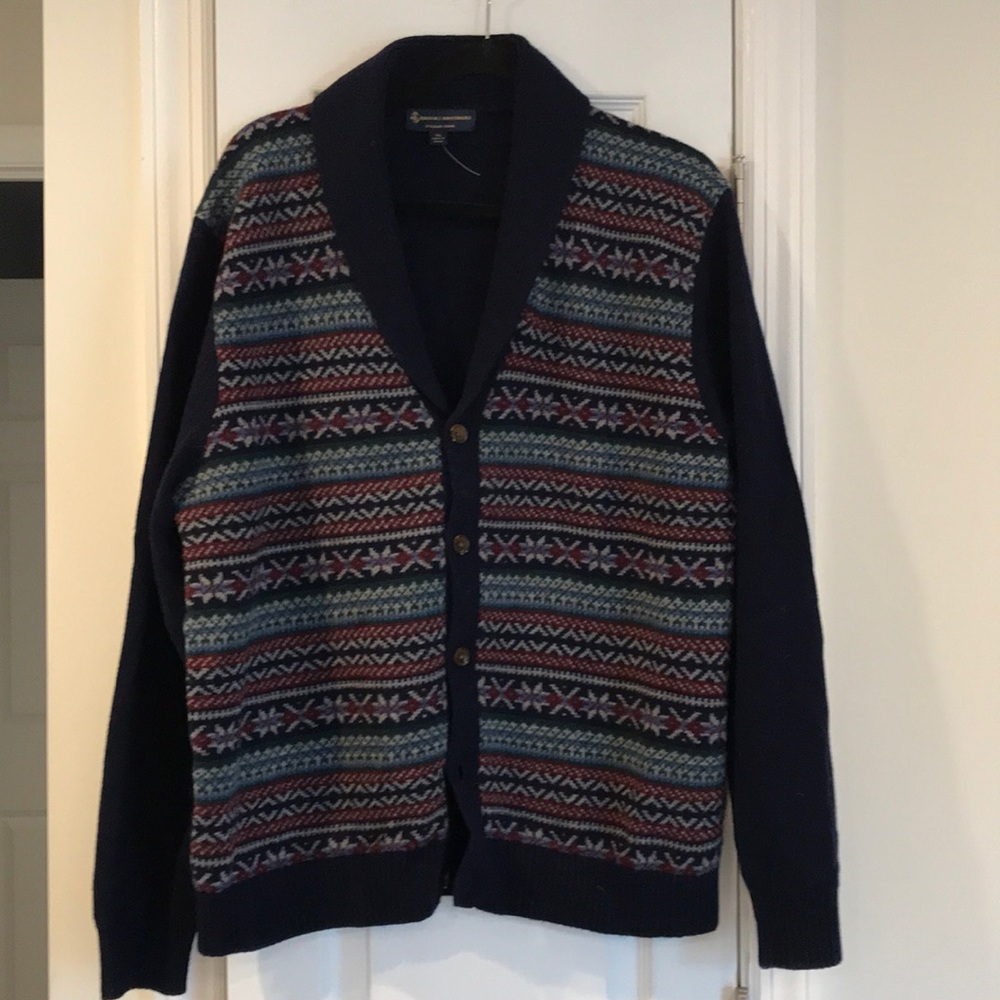 Brooks Brothers wool cardigan sweater